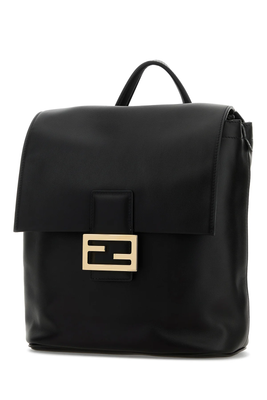 Authentic Fendi leather backpack Backpack - Beige | FENDI US main image 3
