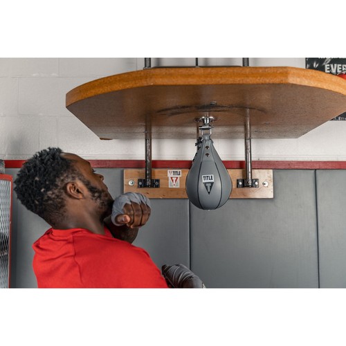 Title Boxing Leather Speed Bag - XS - Yellow - (5" x 8") - Picture 4 of 4