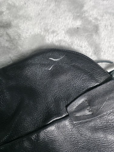 Botas de mujer Durango talla 9,5 de cuero negras con flecos de borla vaquero de motociclista occidental  - Imagen 7 de 9