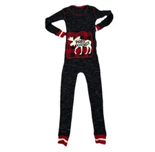 Lazy One Pajama Essential Kids 3T Moose Caboose PJ Flapjack Cotton 1-4