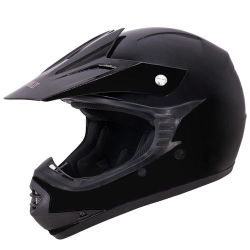 ZORAX ZOR-X15 Kids Motocross Black Helmet Racing & Gloves & Goggles Off Road ATV - Picture 3 of 21