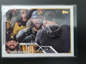 Jorge Alfaro - 2023 Topps Series 1 #46 - Golden Mirror SSP - San Diego Padres