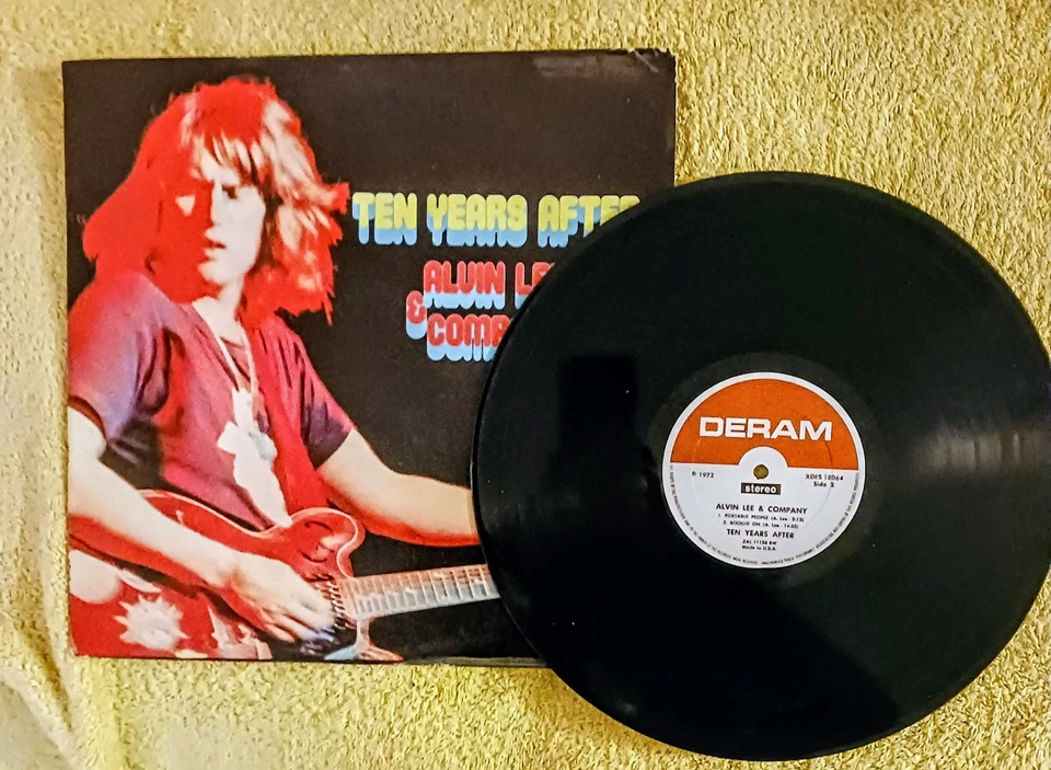 Десять лет спустя ‎Alvin Lee & Company виниловая пластинка 1972 Deram запись альбом V, ex Cg + - Изображение 2 из 4