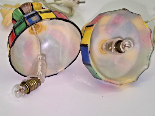 Miniatur Puppenstube Tiffany Lampen - Kronleuchter - Tropfenleuchte & andere ungeprüft - Bild 6 von 7