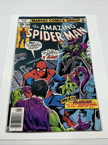 Amazing Spider-Man #180 FN+ Death Of Green Goblin-Bart Marvel Comics 1978-Read - Picture 6 of 21