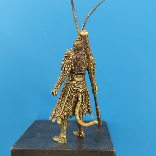 Brass Black Myth Wukong Monkey King Anime Handmade Ornament - Picture 14 of 17