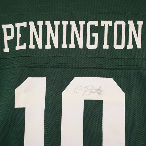 Signiertes Chad Pennington #10 New York Jets NFL Authentic Reebok Trikot Herren - Bild 12 von 12