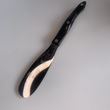 Cutco 1768 Spatula Spreader Knife Serrated Dark Brown