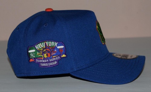 NEW YORK YANKEES NEW ERA 9Forty Snapback Hat A-Frame Cap Royal Blue ROYGBIV *3D - Bild 5 von 8