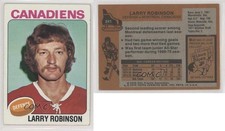 1975-76 Topps Larry Robinson #241 HOF