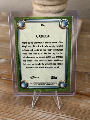 2025 Topps Disney Wonder Ursula Cartoon Villain #176 Sirenetta - Foto 2 di 2