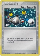 Moderately Played Super Scoop Up - 99/112 - Uncommon - Reverse Holo Pokemon Fire