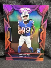 🔥 2022 Panini Certified Pink Mirror Foil James Cook Rookie RC /199 Bills 🔥