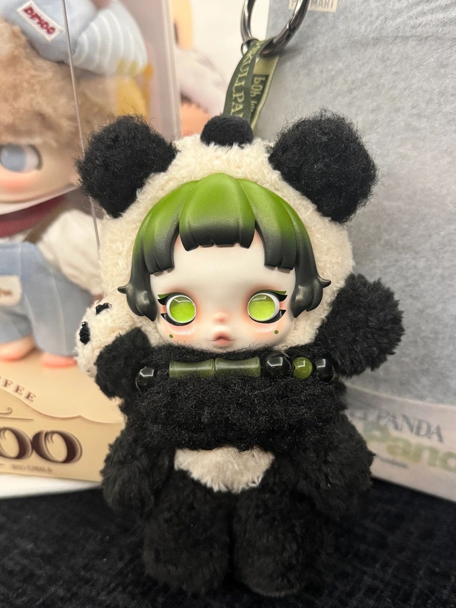 Authentic SKULLPANDA Lazy Panda Figure Toy Pendant Plush Doll New