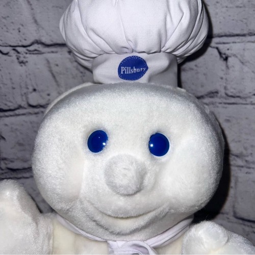 Pillsbury Vintage 1987 Poppin' Fresh Stuffed Puppet Nuevo con Etiquetas - Imagen 4 de 10