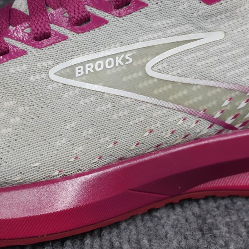 Brooks Levitate 5 Shoes Womens Size 6.5 Gray Pink Running DNA AMP 1203571B003 - Picture 15 of 19