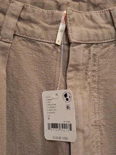 Free People Light Brown Spring Wide Leg Pants With Details - Picture 3 of 21
