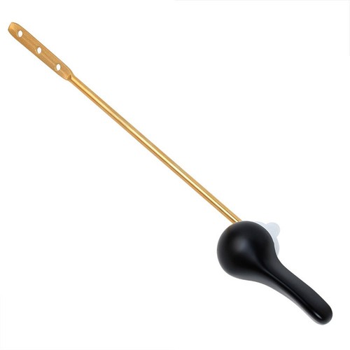 Modern Black Toilet Tank Flush Lever Replacement Includes Everything You Need - Picture 2 of 8