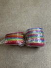 37 Pack Of Kids Multi-Colored Plastic Plates, Dishwasher & Microwave Safe