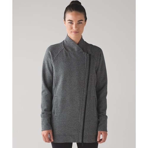 Chaqueta envolvente Lululemon Back to It talla 4 gris