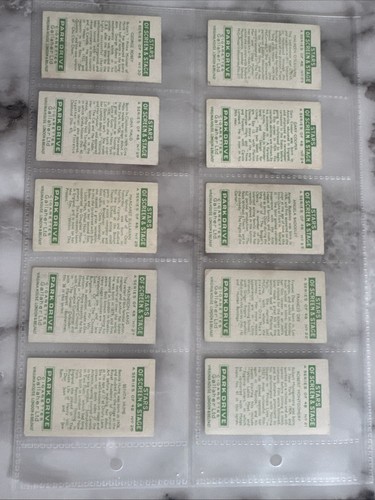 GALLAHER-FULL SET- STARS OF SCREEN & STAGE 1935 (GREEN BACK 48 CARDS) - Picture 6 of 10