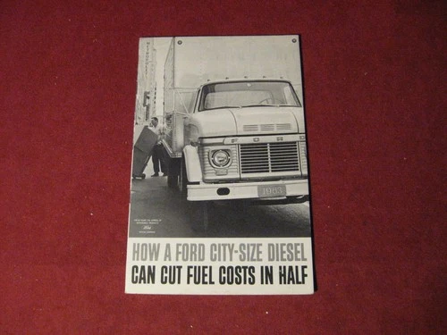 1963 Ford Truck Rig Semi Sales Brochure Booklet Catalog Original Old