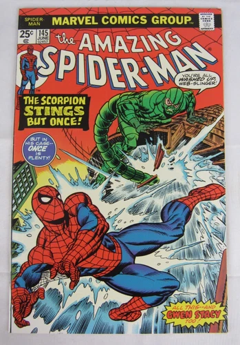 Amazing Spider-Man #145 (1975) Bronze Age Scorpion VF+ 8.5 Z863