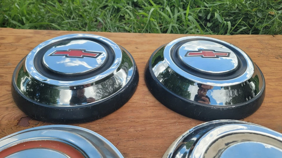 Chevrolet 1967 68 camioneta pickup Step Van 1/2 tonelada C10 G10 P10 tapacubos cromados Foto 3 de 4