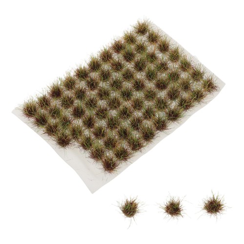 70 piezas de césped estático: mechón de césped en miniatura para modelismo - micro paisaje - Imagen 2 de 12