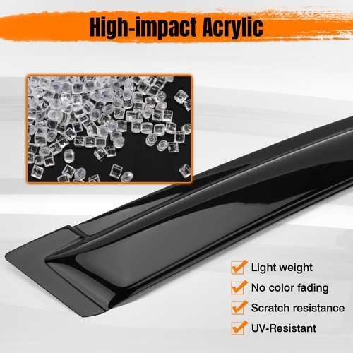 Tape on Window Visor Deflectors, Compatible with 2006-2012 Toyota RAV4 XU40, ... - Picture 8 of 9