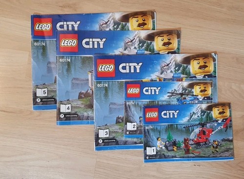 Lego City 60174 Hauptquartier der Gebirgspolizei Polizeistation Berge Heli Dieb - Bild 7 von 9