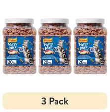 3 Pack Purina Party Mix Beachside Crunch, Cat Treats, Shrimp, Crab, Tuna, 2