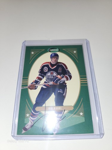 2001-02 Parkhurst NHL Hockey- Jari Kurri Auto (AU) #PA-32 NM  Edmonton Oilers  - Picture 1 of 9