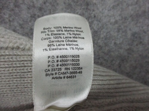 Aritzia Wilfred Free Unwind Sweater Women's XS Ivory Merino Wool Open Cardigan - Picture 5 of 15
