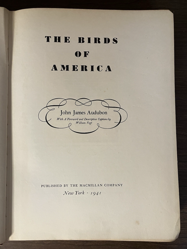Audubon The Birds of America ~ 1941 Ed., HB ~ Full Color Plates, Illustrations - Bild 5 von 19