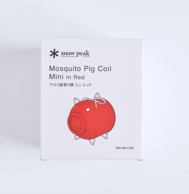 Snow Peak Aluminum Mosquito Pig Mini Red Festival Limited Edition