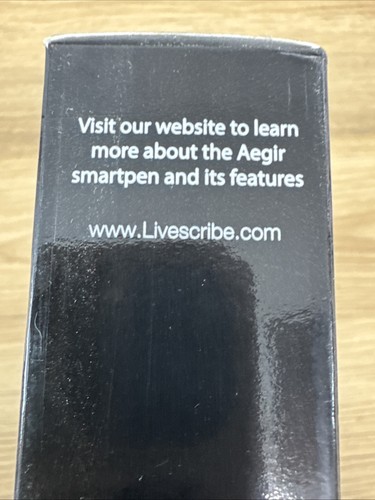 Livescribe Aegir Smartpen - Black Dolphin - Professional Edition New Sealed Box - Picture 7 of 8