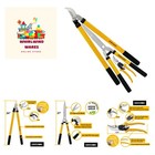 3-in-1 Gardening Tool Set: Lopper, Shears & Pruner for Effortless Trimming