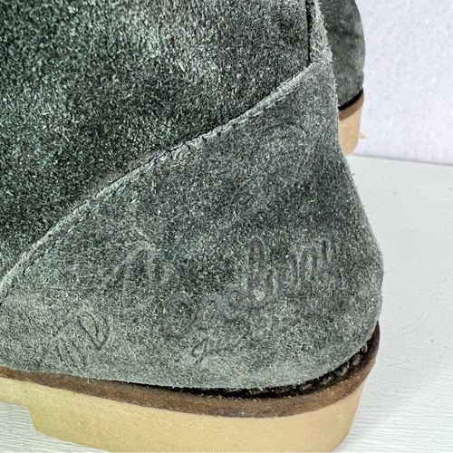 Botas Anthropologie Coolway para mujer 10,5 verdes holgadas gamuza cuero forradas con pullon - Imagen 11 de 14