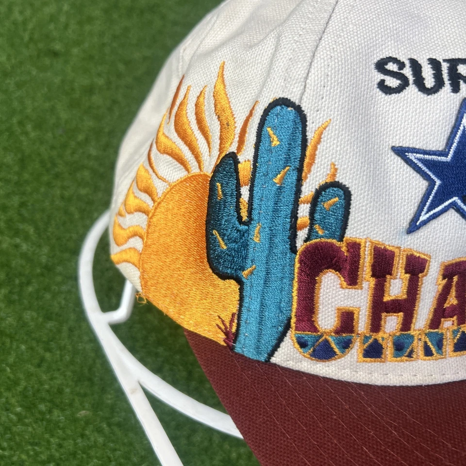 1996 NUEVO ORIGINAL - Sombrero Dallas Cowboys Vintage Super Bowl XXX Foto 3 de 4