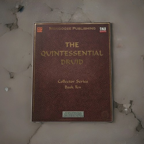 The Quintessential Druid  Mongoose Publishing Book 10 3rd Edition D&D MGP4010 - Picture 1 of 12