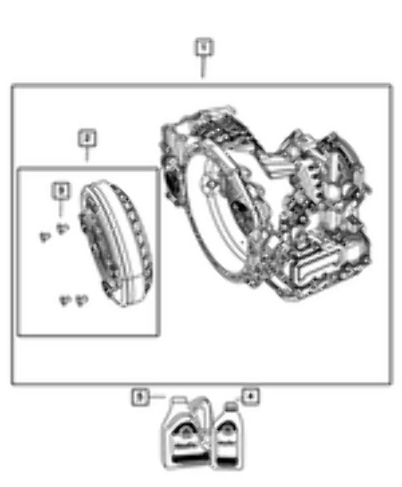 Nuevo kit convertidor de par genuino Dodge Journey (2013-2020) OE 04753534AD Foto 2 de 4
