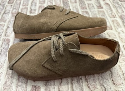 Kalso Earth Shoes Suede Leather Faroe Lokah Negative Heel Taupe Size 11  G2U