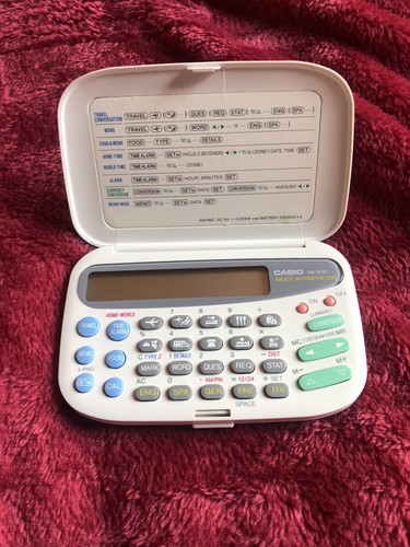Casio MI-300 Multi Interpreter Portable 5 Language Translator English Spanish - Picture 2 of 6