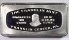 1971 Norheast Bankshare Association Maine, 1000 Grains Solid Sterling Silver Bar