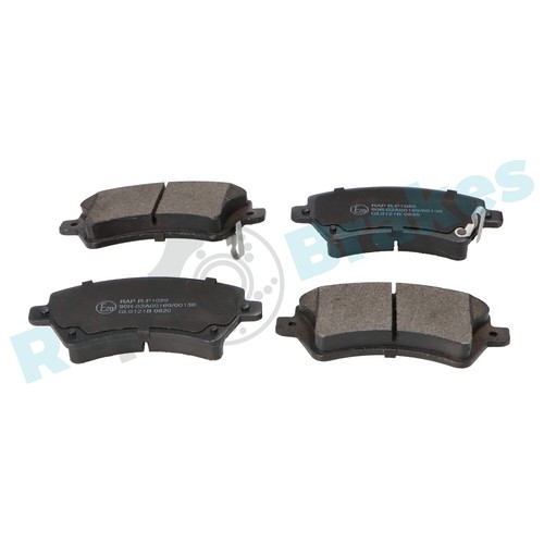 BRAKE PAD SET DISC BRAKE R-P1089 FOR TOYOTA COROLLA 2ZZ-GE 1.8L 4ZZ-FE 1.4L - Picture 3 of 11