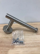 ICO Bath V67024 Lava Wall Mounted Toilet Paper Holder (RH Post) - Brushed Nickel