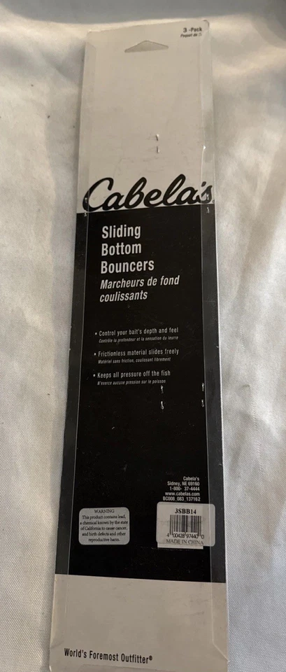 Gorilas inferiores deslizantes Cabelas negras 1/4 OZ paquete de 3 Foto 4 de 4