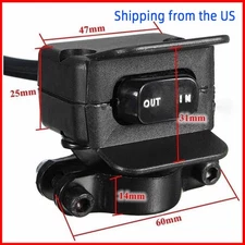 Heavy Duty Handlebar Control Line Winch Rocker Switch Control Warn for ATV/UTV