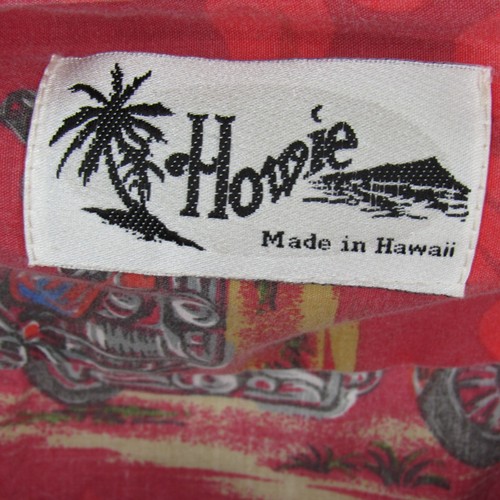 Vintage Howie Hawaii Aloha Hemd Größe Large Motorrad amerikanische Flagge patriotisch - Bild 5 von 6